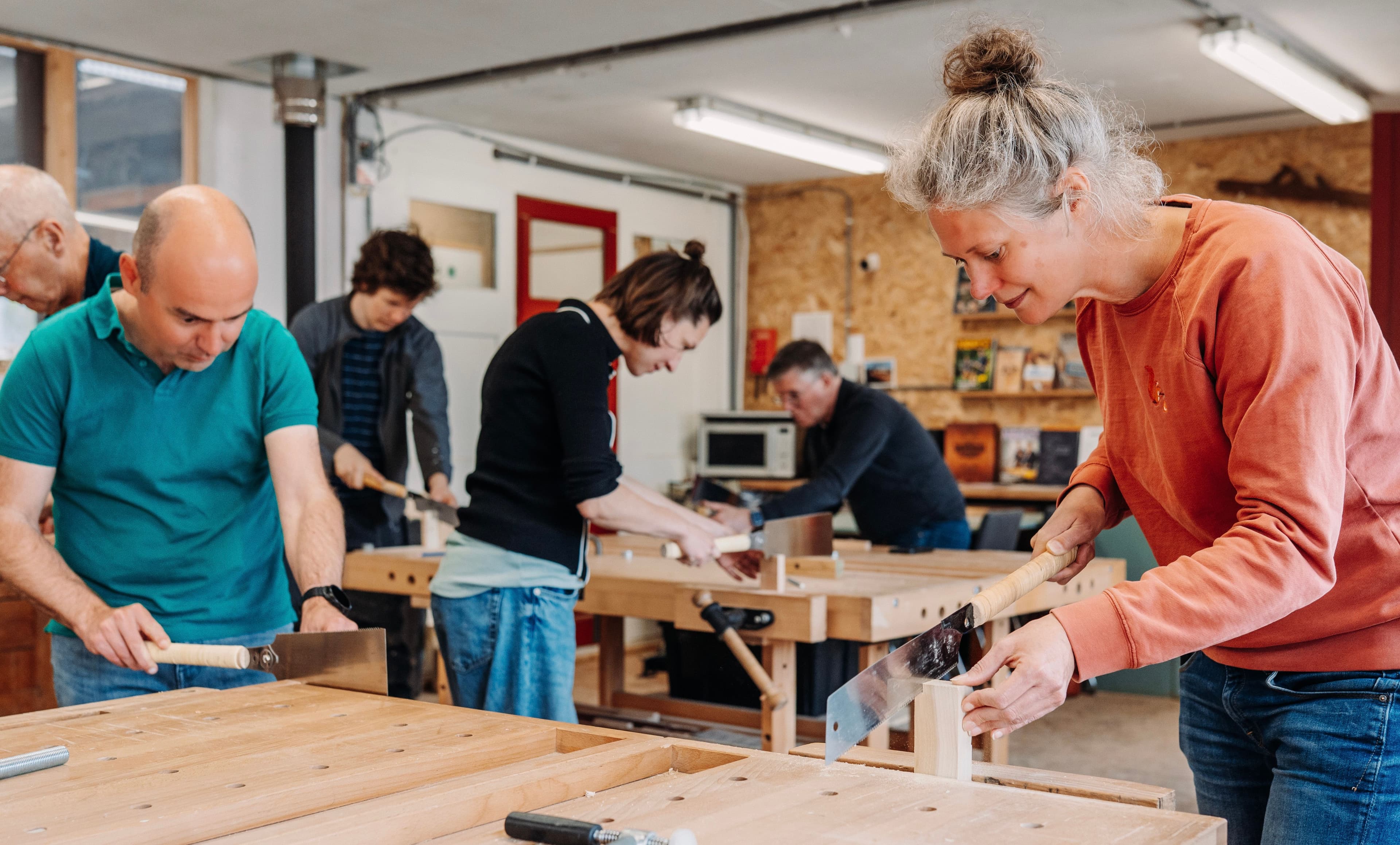 Teamdag in de werkplaats